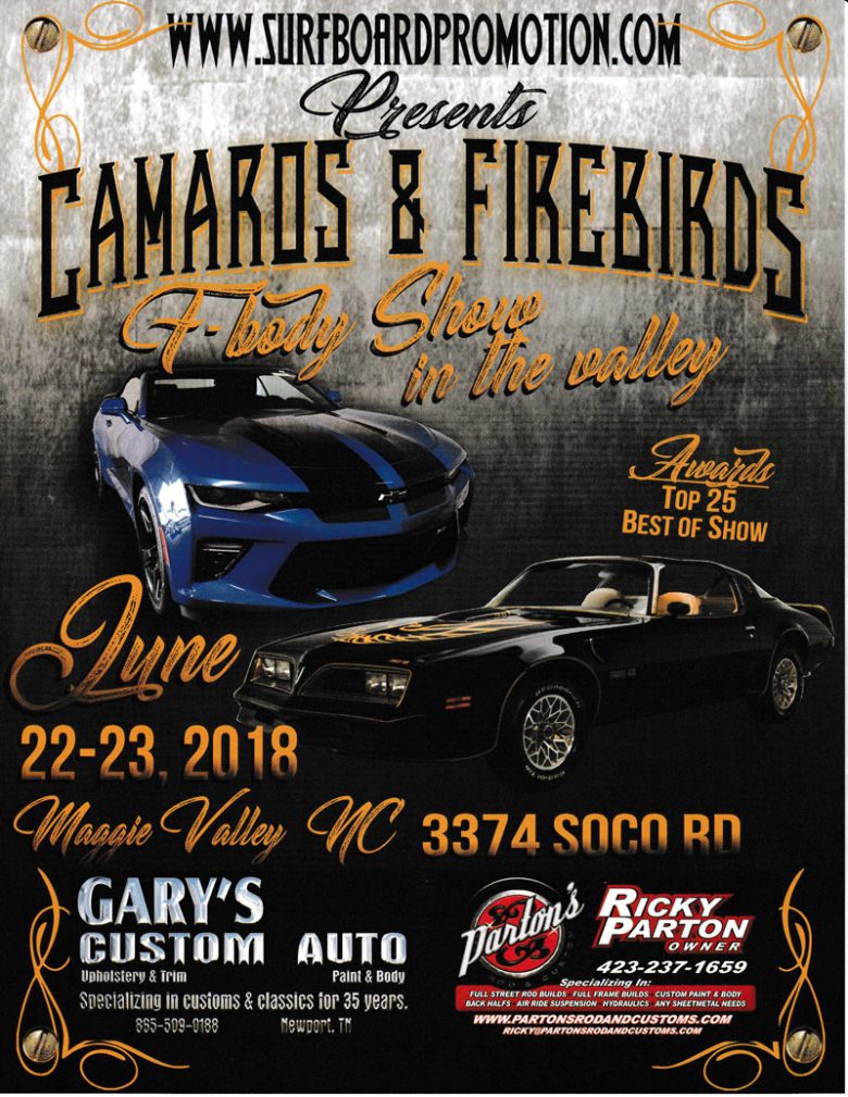 Camaros & Firebirds Car Show Maggie Valley Festival Grounds